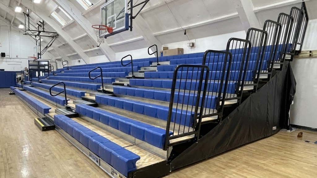 Bleacher railing system